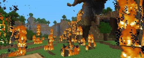 Rzucaj kulami ognia na wrogów: ognistą kulę w grze Minecraft