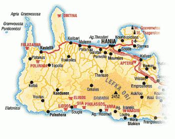 mapa zwiedzania hanya